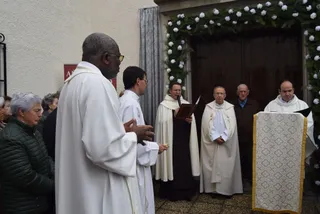 Apertura de la Puerta Santa al año jubilar teresiano en el Convento de Mancera de Abajo