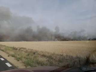 Incendio en Pedrosillo de Alba