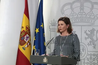La secretaria general de Transportes y Movilidad, María José Rallo, interviene en la comparecencia para informar sobre los datos actualizados del virus