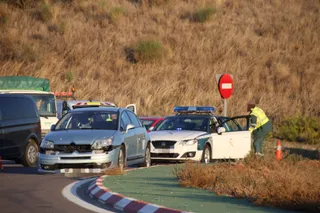Accidente en la rotonda de Buenos Aires