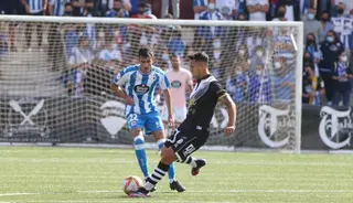 Acosta, en el choque ante el Deportivo / FOTO SALAMANCA24HORAS.COM