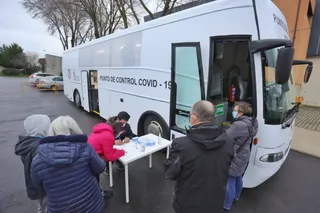 Campaña de test de antígenos para diagnóstico de la Covid-19. FOTO ICAL