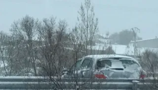 Accidente en la A-66 en La Cabeza de Béjar