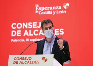 Lusi Tudanca, secretario general del PSOE de Castilla y León.