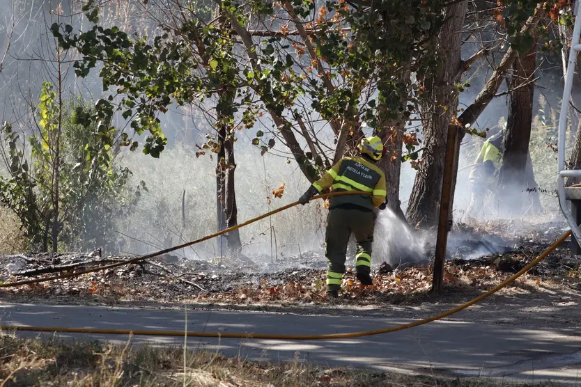 Incendio en las Viñas. Santa Marta.