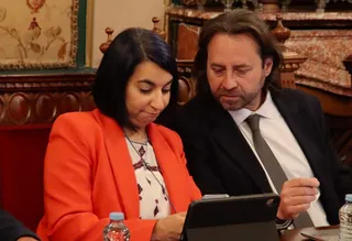 Sara Sánchez y Antonio Cámara, diputados del PSOE