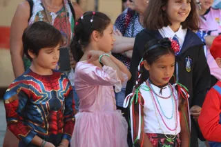 Concurso de disfraces en Mogarraz