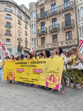 Las educadoras infantiles de Salamanca retoman las movilizaciones para exigir mejoras laborales y educativas