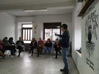 Actividad del 8M en Cristóbal