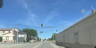 Semáforos averiados en la carretera de Aldealengua, en la SA 804