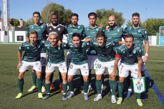 Once inicial del Guijuelo ante el Palencia Cristo Atlético | FOTO SALAMANCA24HORAS.COM