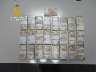 Billetes falsificados encontrados en Salamanca