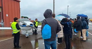 La Escuela de Pilotos Universidad de Salamanca bate récords de asistencia en su jornada de puertas abiertas