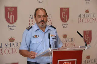 |Presentación del ejercicio de la guardia real en Salamanca