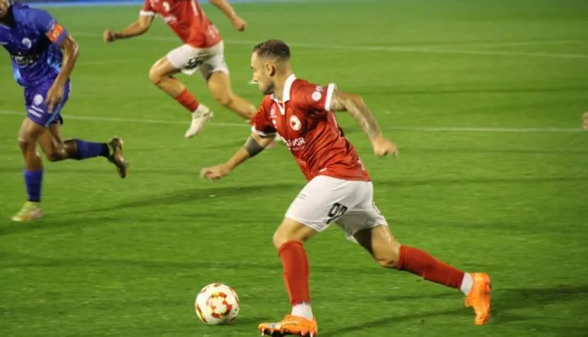 Gorka Santamaría, en O Couto | FOTO UNIONISTAS CF