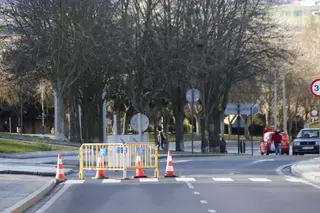 Obras, calles cortadas, estrechamientos