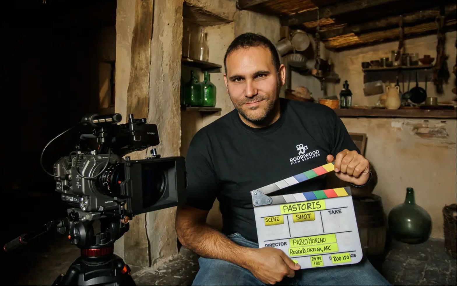 Pablo Moreno, Director De Pastoris, La Pel&iacute;cula Grabada En El Rebollar En Palra (10)