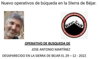Nuevo operativo de búsqueda del montañero José Antonio Martínez | Asociación SOS Desaparecidos