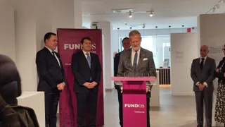El alcalde de Salamanca, Carlos García Carbayo y Mañueco participan en la inauguración del Centro Cultural FUNDOS Fórum Salamanca (1)