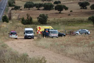 GALERÍA | Vuelco de una furgoneta en Pelabravo