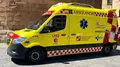 Una ambulancia en una imagen de archivo