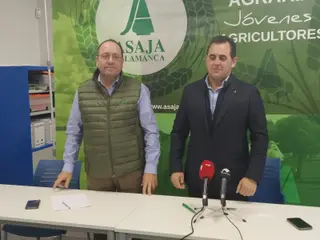 Julián Juanes y Juan Luis Delgado, de ASAJA Salamanca
