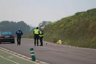 Atropello mortal en la carretera de Fuentesaúco, junto a la urbanización de las Bizarricas