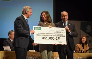 Maricruz Pérez Lancho, salmantina profesora de la UPSA recibe el premio 'Mejor trabajo de Buenas Prácticas' del VI Congreso Silver Economy