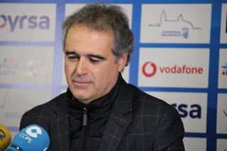 Carlos Méndez en rueda de prensa. Foto de archivo