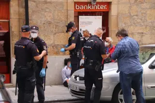 Pelea en la Calle Pérez Oliva