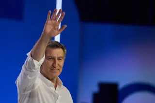 El presidente del PP, Alberto Núñez Feijóo, durante la segunda jornada del XXI Congreso Nacional del Partido Popular, a 5 de julio de 2025, en Madrid (España) | Jesús Hellín | Europa Press