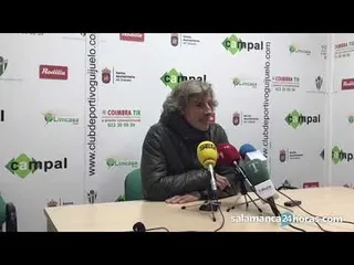 Rueda de prensa de Roberto Aguirre tras el Guijuelo - Unionistas