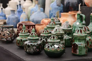 Imagen de archivo de un mercado artesanal