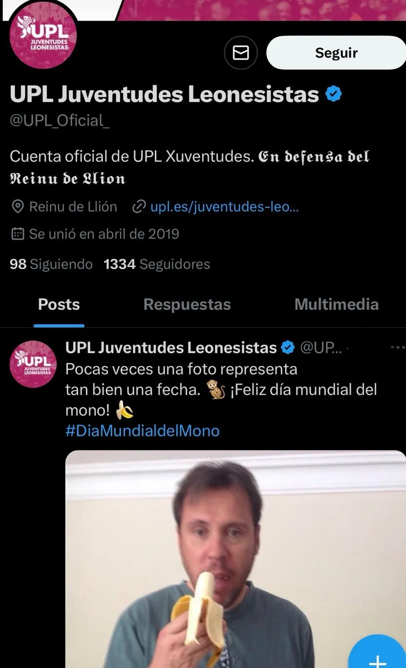 UPL Juventudes Leonesistas se mofa del ministro Puente y el PSOE exige “una disculpa inmediata”