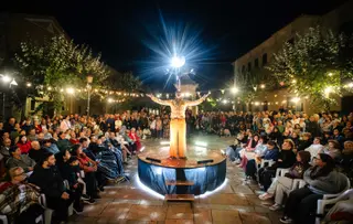 El Trío Caracol con su espectáculo en la Feria de Teatro de Castilla y León. ICAL/Vicente 