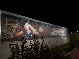 Uno de los murales ubicados en el municipio de Santa Marta
