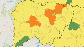 Mapa covid zonas verdes