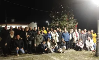 Monterrubio de la Sierra decoración árbol de Navidad