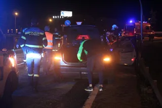 Accidente en la calle Saavedra y Fajardo
