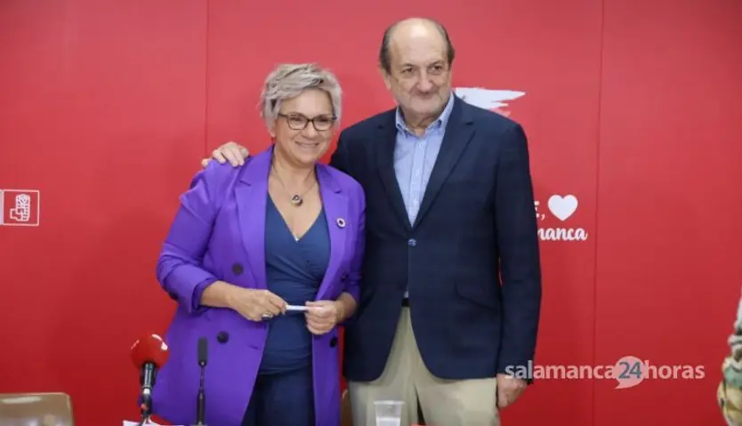Elena Diego y Aquiles Magide, ofrecen una rueda de prensa donde abordarán importantes cuestiones sobre la actualidad política en Salamanca