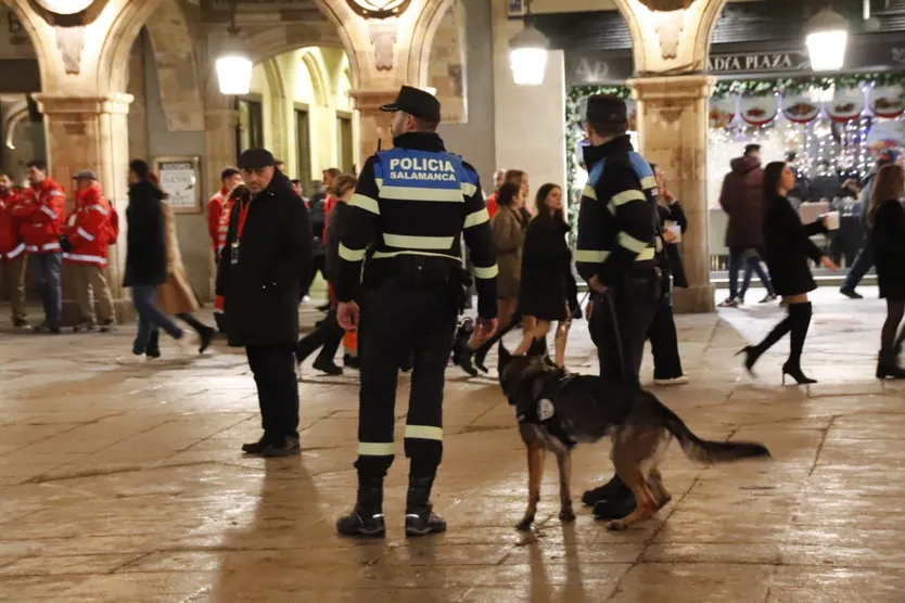 Imagen de archivo de agentes de la Policía Local de Salamanca