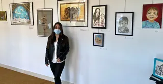 La artista Rosa Hernández expone en Santa Marta