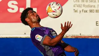Janko controla un balón / FOTO: Real Valladolid.