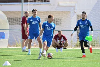 Segundo entrenamiento de pretemporada de Unionistas