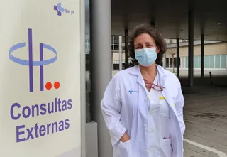 Susana Cabrerizo,jefe del servicio de Alergología del Complejo Asistencial de Palencia