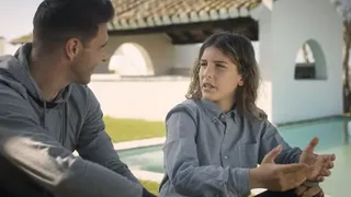 VÍDEO | La entrañable charla de Joaquín con el hijo del fallecido Antonio Puerta