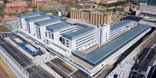 Vista aérea del hospital de Salamanca. Archivo. Delegación de la jcyl.