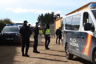 Imagen de la operación de la Policía Nacional