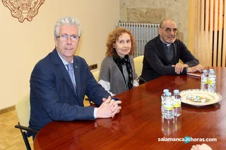 Visita institucional del alcalde a la rectora de la UPSA2