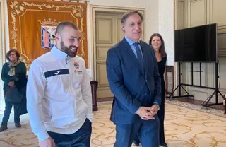 Jaime Lizana, Carlos García Carbayo y Almudena Parres